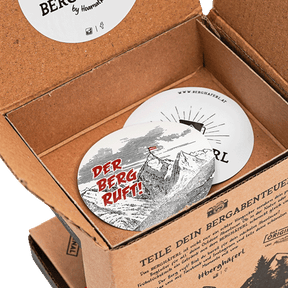 Der Berg ruft Emaille Tasse