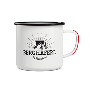 Berghäferl Emaille Tasse - das Original