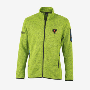Adler "Edition" Strickfleece Jacke ohne Kapuze