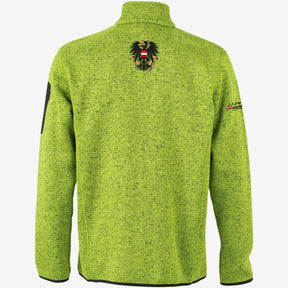 Adler "Edition" Strickfleece Jacke ohne Kapuze
