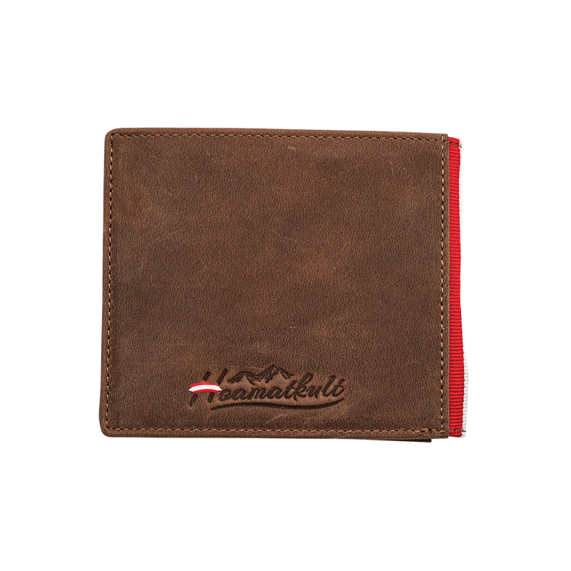 Hoamatkult Leder Geldtasche 
