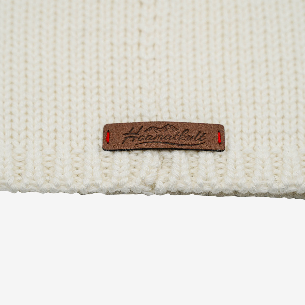 Österreich Adler Merino Beanie - Weiss