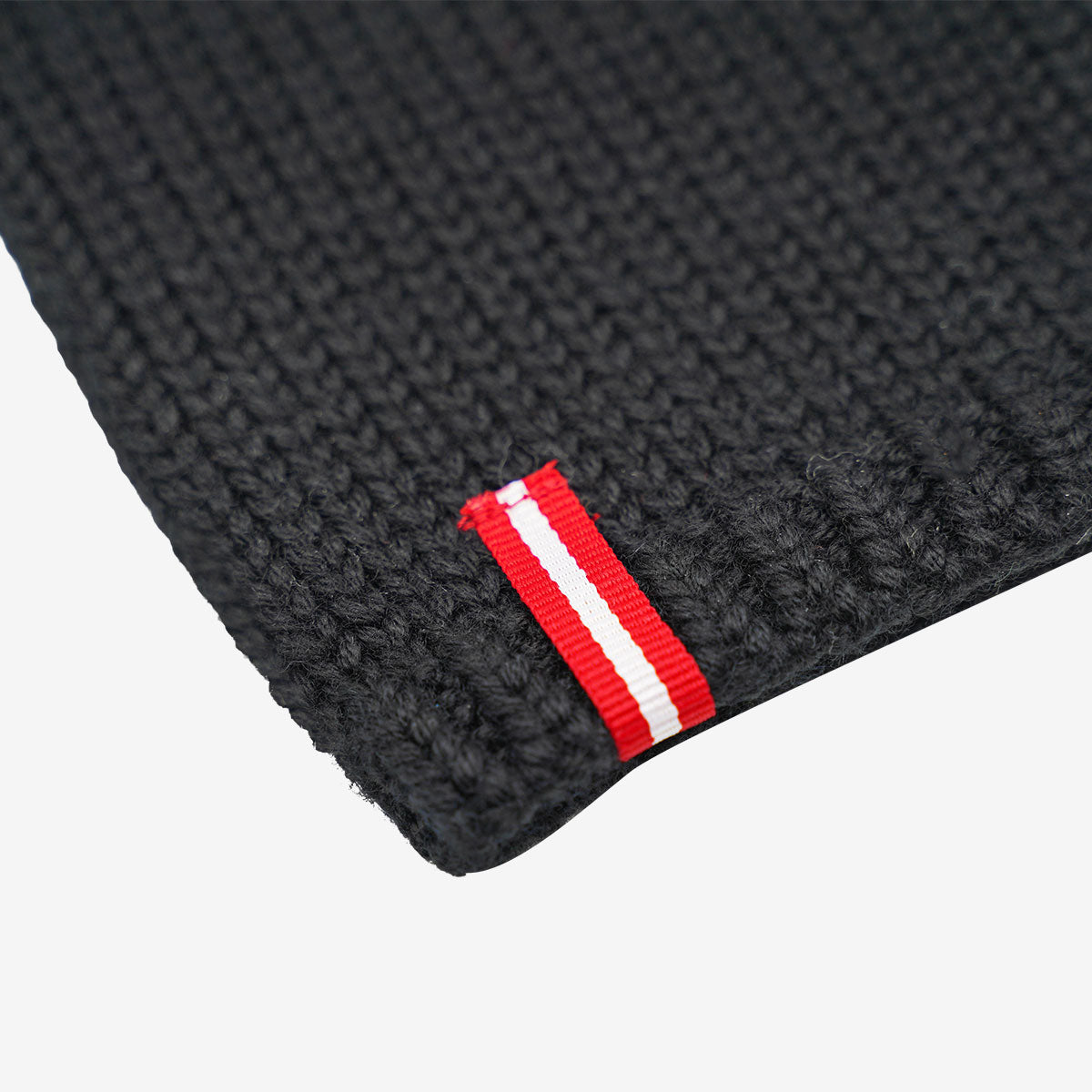 Österreich Adler Merino Beanie - Schwarz