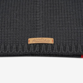 Österreich Adler Merino Beanie - Schwarz