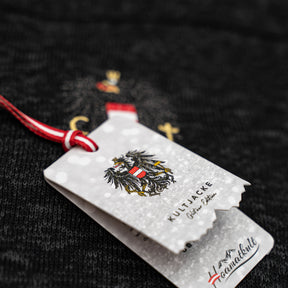 Hoamatkult Strickfleecejacke Adler schwarz kaufen