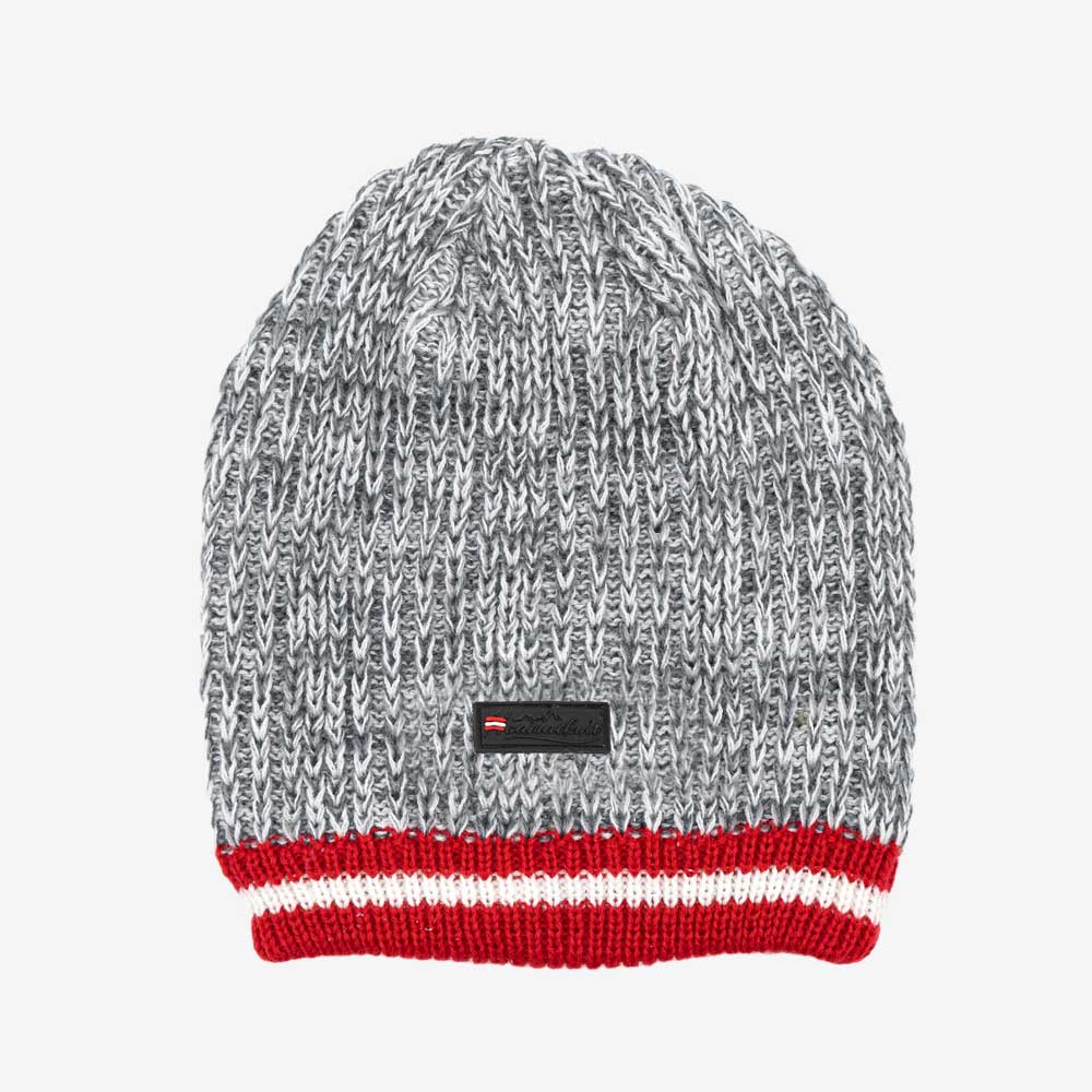 Hoamatkult Winter Mütze #Farbe_Grau