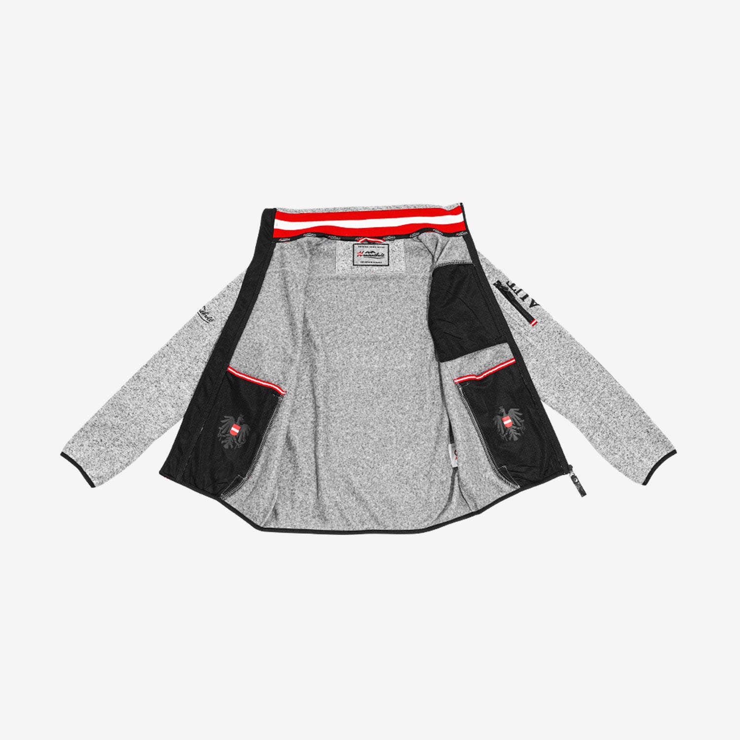 Jacke rot weiss rot