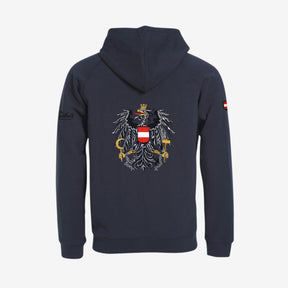 Österreich Adler Kult-Hoodie (Stick)