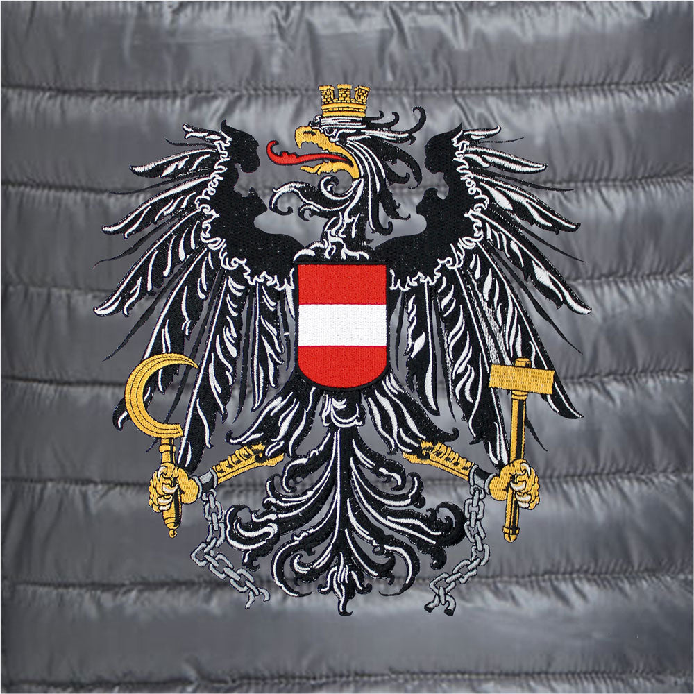 Wattierte Österreich Adler Jacke