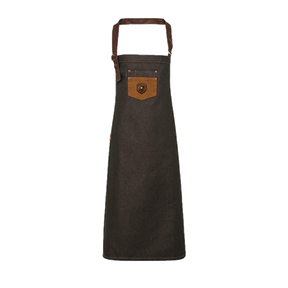 Österreich Grillschürze mit Leder Aufnäher