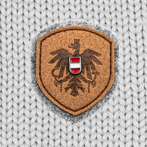 Österreich Adler Leder Merino Beanie
