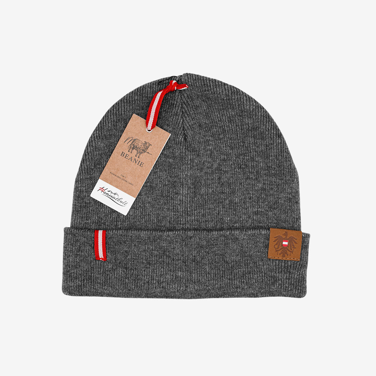 Österreich / Berg Merino Mütze anthrazit