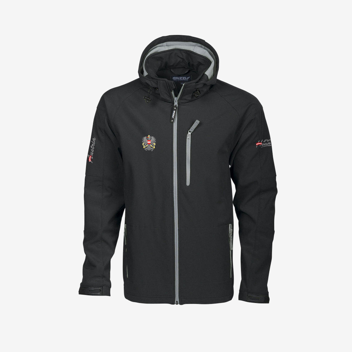 Österreich Softshelljacke #Farbe_Schwarz