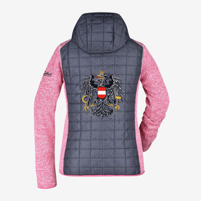 Österreich Adler Strick-Steppjacke