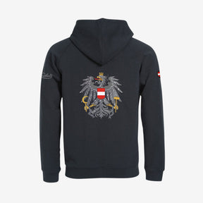 Österreich Adler Kult Zip-Hoodie (Stick)