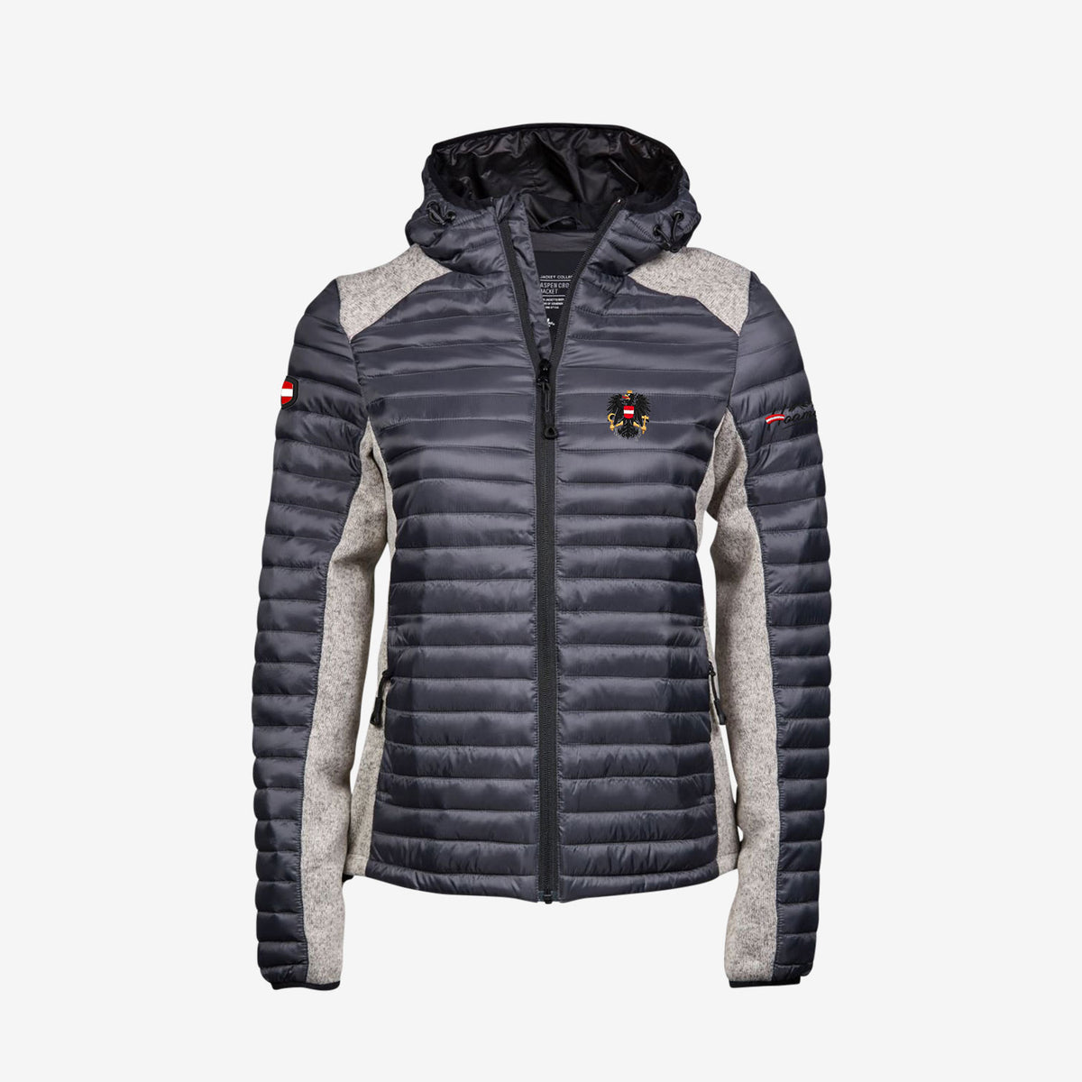 Softshell Fleecejacke Damen #Farbe_Grau