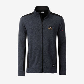 Österreich Strickfleecejacke mit Softshelleinsatz