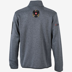 Adler "Edition" Strickfleece Jacke ohne Kapuze