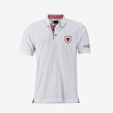 Trachtenpolo mit Wappen #Farbe_Weiss
